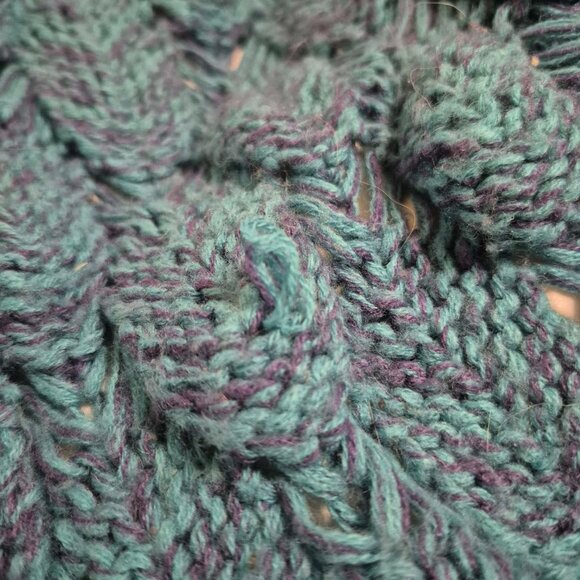 Turquoise Mermaid Tail Blanket for Adult size - Picture 12 of 15